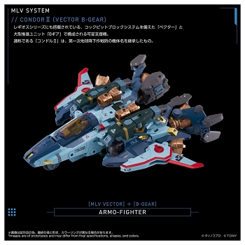 Takara T-Spark ToyRise Genesis Climber Mospeada MLV Vector B Gear Condor II